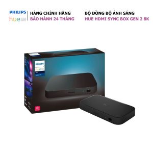 Philips Hue Play HDMI Sync Box Gen 2 hỗ trợ 8K
