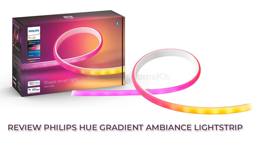 review philips hue gradient ambiance lightstrip