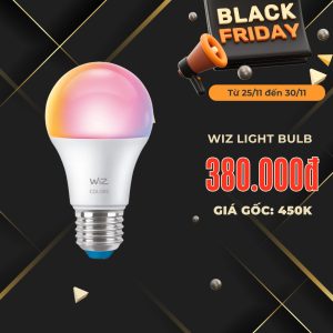 Bóng đèn thông minh Philips WiZ Tunable White and Color E27 8.5W A60