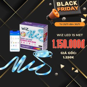 Đèn LED dây Philips WiZ Lightstrip RGB Matter 15 mét