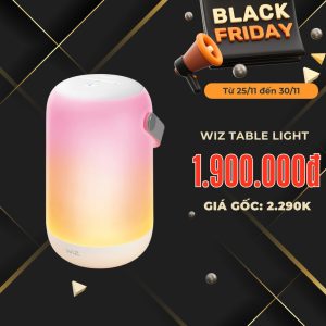 Đèn bàn WiZ Mobile Portable Light, 16 triệu màu có Pin