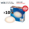 COMBO 10 đèn LED âm trần thông minh WiZ Tunable White Downlight
